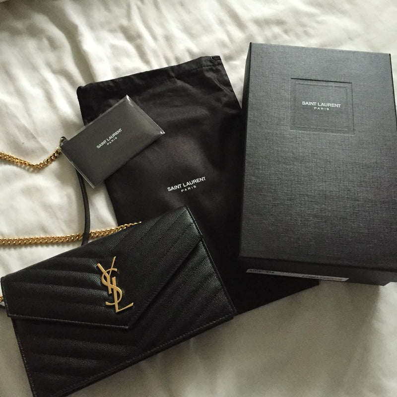 Luxury Quilted Chain Shoulder Bag – Black