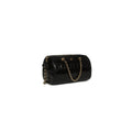 Elegant Black Crocodile-Embossed Chain