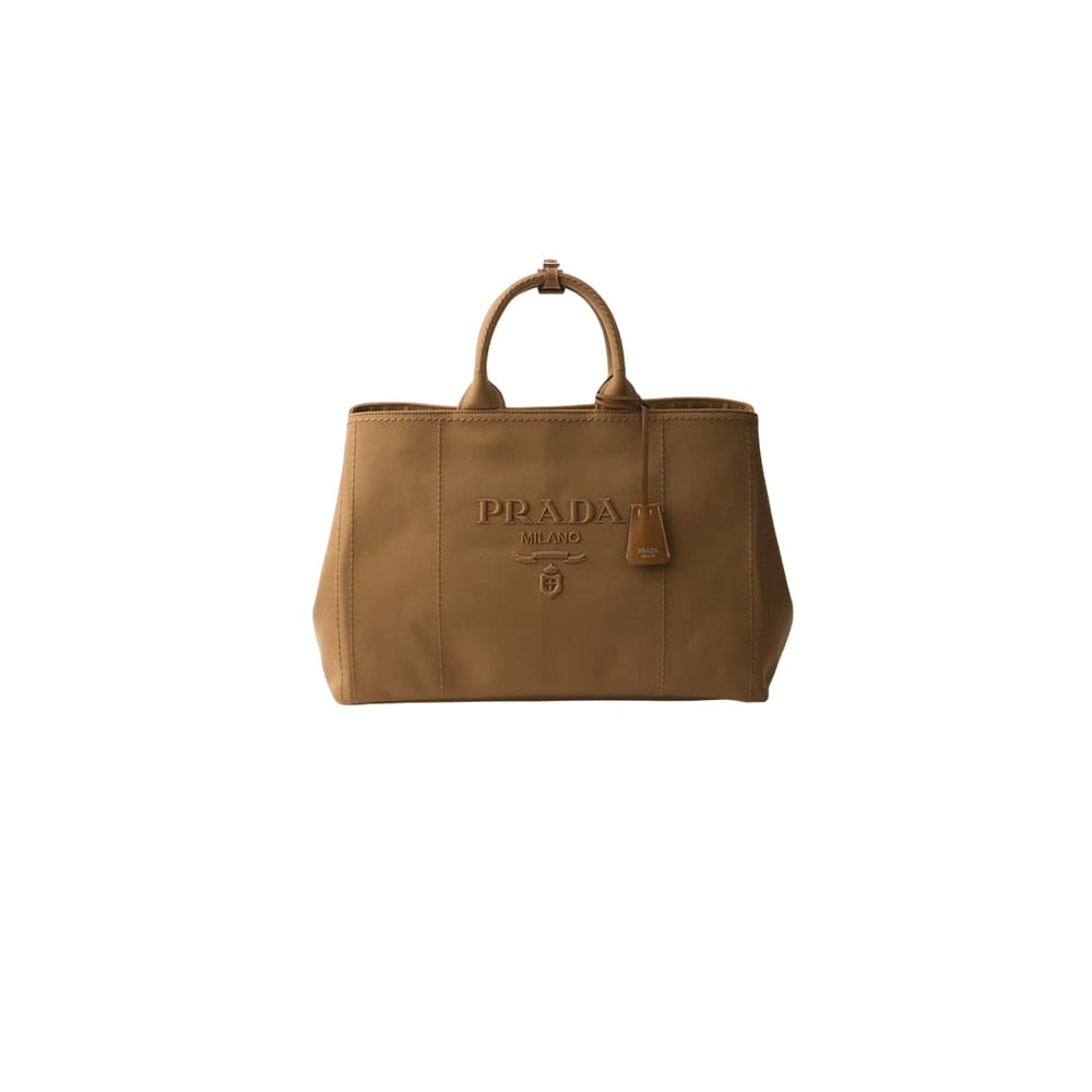 Elegant Camel Brown Structured Tote Bag with Gold-Tone Details