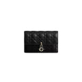 Elegant Black Quilted Shoulder Bag with Gold Chain Strap