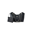 Elegant Black Quilted Shoulder Tote Bag with Chain Straps