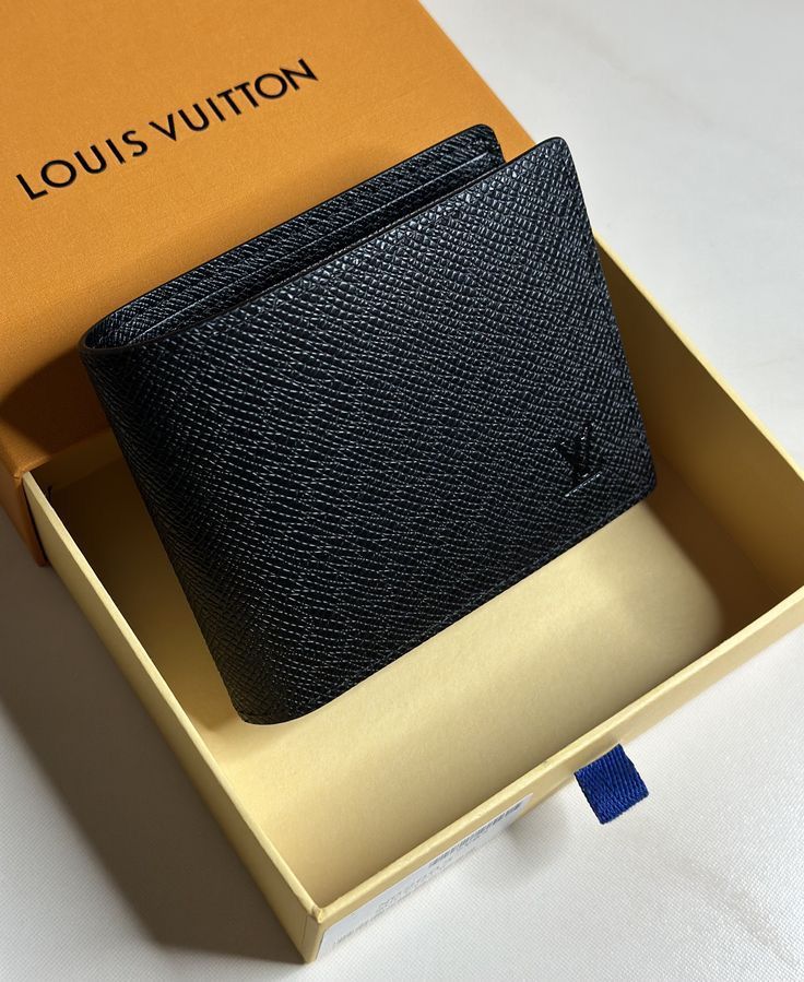 Premium Black Textured Bifold Wallet