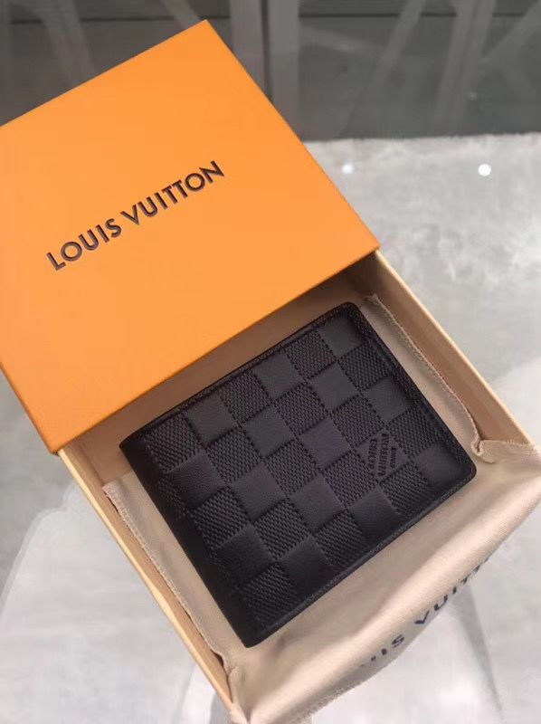 Premium Black Checkerboard Multiple Wallet