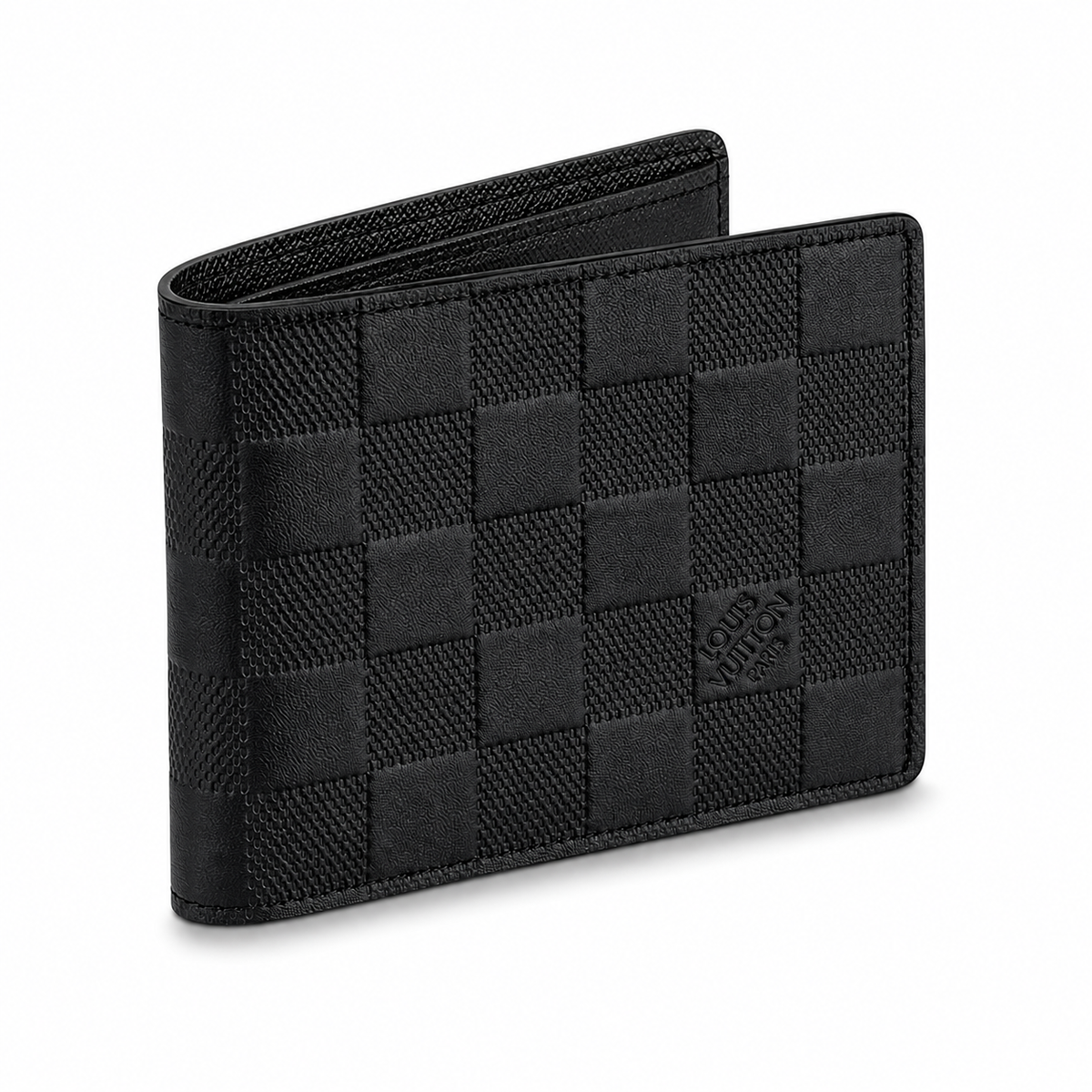 Premium Black Checkerboard Multiple Wallet