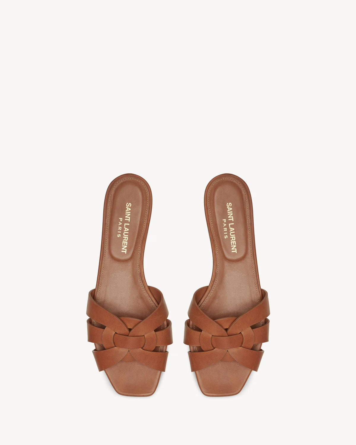 Elegant Brown Bow Slide Sandals for Women