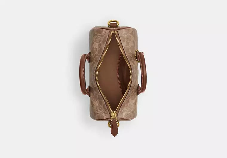 Classic Brown Signature Print Travel & Duffle Bag