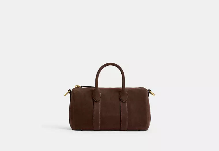 Classic Brown Leather-Style Travel & Duffle Bag