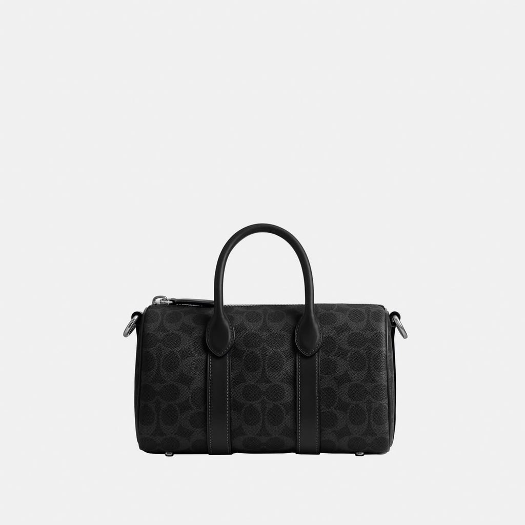Classic Black Signature Print Travel & Duffle Bag
