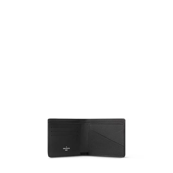 Premium Black Textured Multiple Wallet