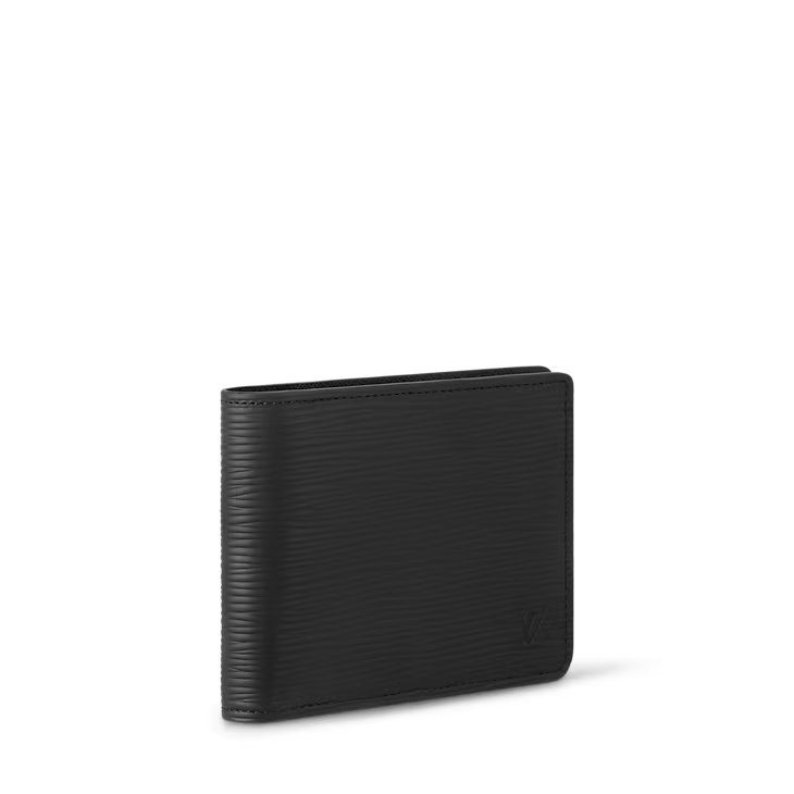 Premium Black Textured Multiple Wallet