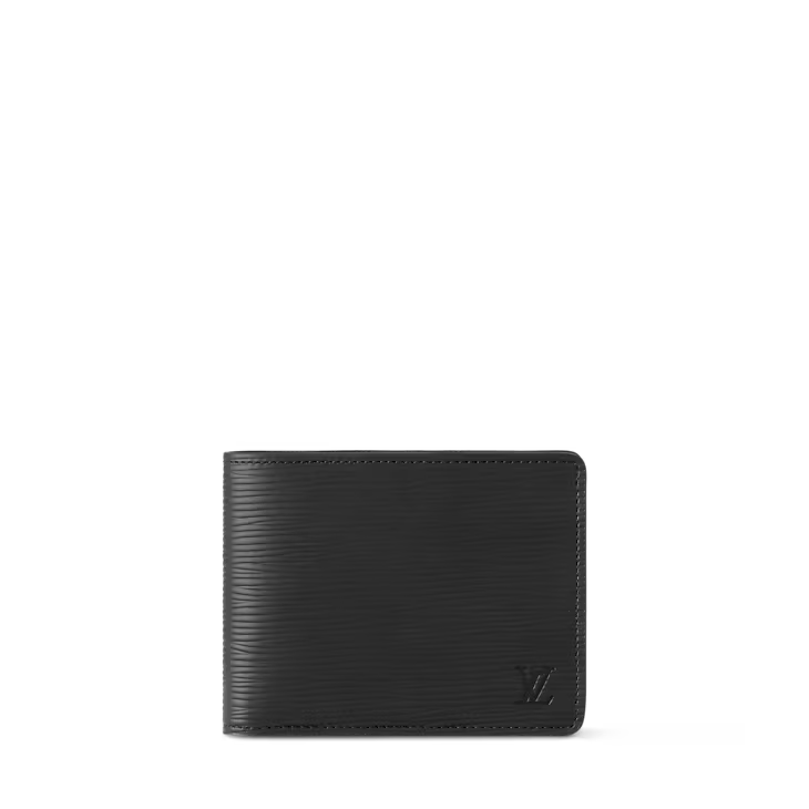 Premium Black Textured Multiple Wallet
