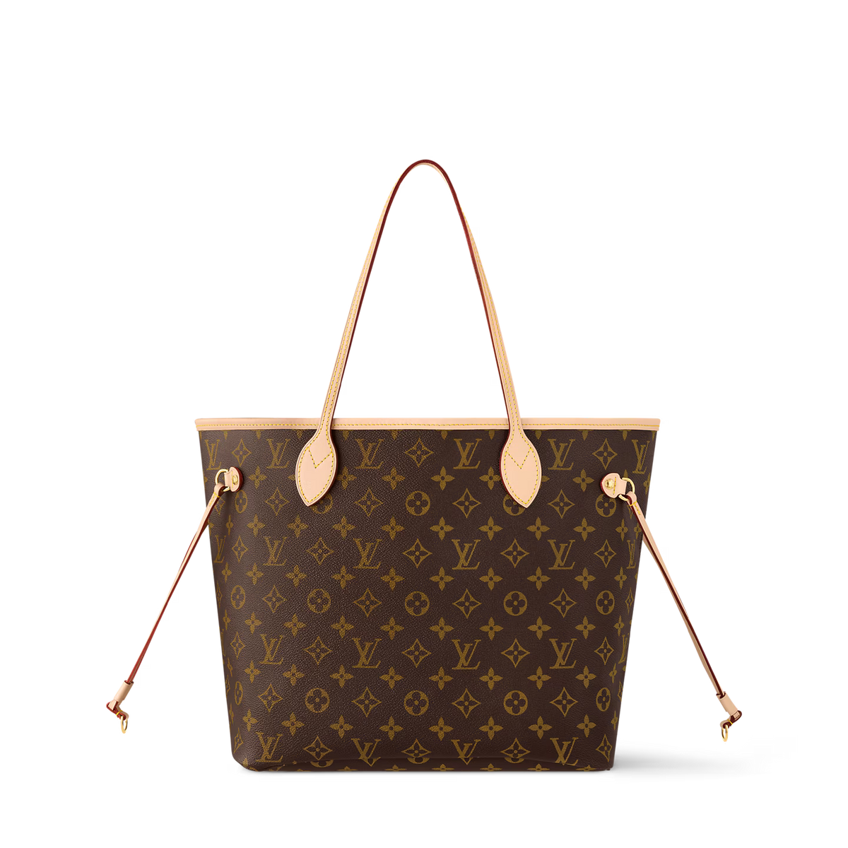 Classic Brown Monogram Tote Bag with Pouch