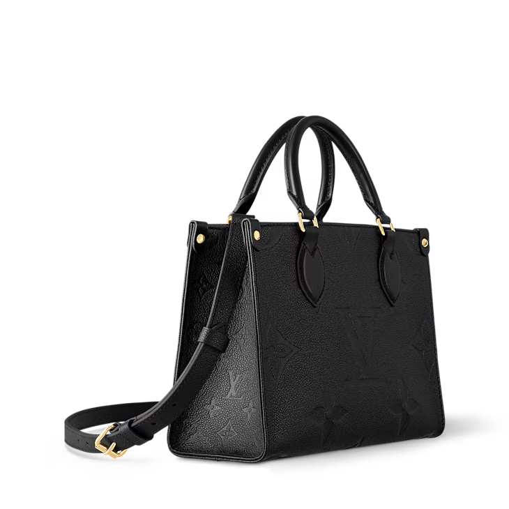 Black Monogram Luxury Tote Bag – Premium Handbag